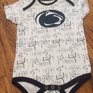 Lot of 2 Penn state football onesies BNWT